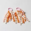 Gökkuşağı Kıvırcık Elastik Bant Renk Bandı Ebeveyn-Çocuk Elastik Hairband Bebek Saç Aksesuarları Kızlar Rulo Çiçek Headdresses