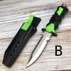 Marine Corps Military Diving Knives One-Piece Blade Lämplig för Camping, Utomhus Överlevnad Fiske, Jakt och Självförsvar Dykningsknivar