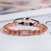 Classic Men Bracelet Homme Jewelry Crown Charms Luxury Macrame Beads Bracelets For Women Pulseira Masculina Feminina Gifts1504576