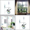 Pendants Arts, Crafts & Gifts Home Garden Hanging Suncatcher Butterfly Crystal Ball Rainbow Stone Pendant Wind Chimes Beads Prism Maker Drop