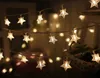 5 ensembles noël nouvel an LED étoiles lumières petites lanternes lampes clignotantes chambre rideau lumières Ins fête décorative guirlandes lumineuses