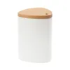 Porta stuzzicadenti giapponesi Stile Moda Semplice scatola di latta per stuzzicadenti Tavolo da pranzo per uso domestico all'ingrosso Contenitore di plastica portatile con coperchio in legno