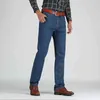2021 Män Bomull Straight Classic Jeans Spring Autumn Male Denim Pants Overaller Designer Män Jeans Hög kvalitet Storlek 28-46 G0104