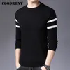 COODRONY Marque Chandail Hommes Casual O-cou Pull Homme Automne Hiver Chaud Tricots Chandails Pull Hommes Jersey Hombre C1011 201126