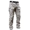 Pantalones tácticos de los hombres Otoño Camuflaje Militar Casual Combate Cargo Pantalones Repelente al agua Ripstop Pantalones largos Tallas grandes 3XL LJ201007