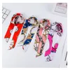 Stewardess Small Long Silk Scarf Wild Long Pitial Simulation Silk Tie Bag Handle Silk Scarf Lady Scarf GD957