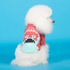 Cartoon Dog Одежда Симпатичная принт весенний лето S Pets Clothing для маленького среднего костюма хлопковая рубашка для домашних животных York T200710