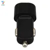 Chargeur de voiture double USB noir 5V 2.1A chargeur de voiture de téléphone universel pour IPhone X 8 Plus Xiaomi Samsung S8 tablette 100 pièces