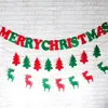 クリスマスハンピングフラグサンタクロースフラグクリスマスウォールハンギングデコレーション装飾ホテルバーマーケットスーパーマーケットシーンレイアウト卸売