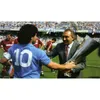 1987 1988 나폴리 레트로 축구 유니폼 87 88 Coppa Italia SSC Napoli Maradona 10 Vintage Calcio Napoli 키트 Classic Vintage Neapolitan Footba