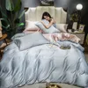 Four-piece Silk Bedding Sets King Queen Size Luxury Quilt Cover Pillow Case Duvet Cover Brand Bed Comforters Sets High Quality Fas261A