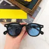 Luxury Depp Retro-vintage Gradient Sunglasses UV400 46-24men women Lemtohs Occhiali da sole round plank goggles cart laser fullset case