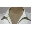 Женская мода белая повседневная свободная рубашка с длинным рукавом коммерческая рубашка модная топ