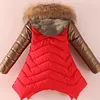 女の子のための子供のジャケット秋冬子供の服のファックスファーコート女の子の上着厚い暖かいパーカーファッションウインドブレーカー201125