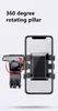 New Car Phone Holder 1200 Degree rotation rearview mirror Sun Visor dashboard GPS mobile navigation Bracket With Parking Card1046469