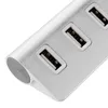 USB2.0 Four Port USB Hub Laptop High Speed Expander Splitter Aluminum Hub Adapter Tablet 4 Port1