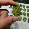 Hot Sale A ++ Natural Moldavite Green Aerolites Crystal Stone Pendant Energy Apotropaic - / Lot + Gratis Rope Unique Halsband LJ201016