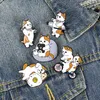 Cute Cat Bike Enamel Brooches Pin for Women Girl Fashion Jewelry Accessories Metal Vintage Brooches Pins Badge Whole Gift9957495