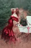 2022 Sequina sereia vestidos de baile de baile de babados vestido de mulheres grávidas v vestido de maternidade para fotos