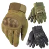 Utomhus AirSoft Shooting Hunting Full Finger Camouflage Tactical Gloves Sport Motorcykelcykelhandskar Pekskärm No08-088