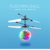 LED Flying Toys Ball Luminous Kid039s Flight Balls Electronic Infrared Induction Aircraft Remote Control Magic Toy Sensing Heli5450899