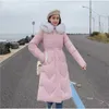 ZQLZ veste d'hiver femmes épais chaud mince coton Parka Mujer décontracté à capuche mode grande fourrure manteau d'hiver femme 201201