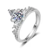 Koreaanse stijl dames geschenk hoge kwaliteit verzilverde ring verstelbare diamanten ringen te koop