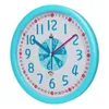 Pointer Number Time Cartoon Silent Creative Round Wall Clock Child Bedroom Children Non Tick Bell for Living Room Bedroom H1230