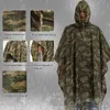 QIAN Imperméable Imperméable Hommes Jungle Poncho Sac À Dos Camouflage Manteau Vélo Randonnée Voyage Couverture Y200324