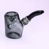 5.7 "Glass Sherlock Pipe Fashion Hand Pipes Mix Kleuren Glazen Pijp 82G Tobacco Pipes Kleine Bubbler gratis