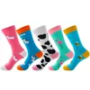 Men's Socks Casual Colorful Crew Party Crazy Cotton Happy Funny Skateboard Novelty Male Dress Wedding For Gifts