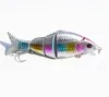 12cm 21g Flersektioner Fiskedrag Minnow Sea Artificiell 5 segment Fisk Hårda beten