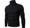 Mens outono e inverno magro ajuste pulôver camisola masculina coreana vertical listrado Natal camisola puxar tops