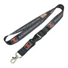 Empresa Office Trabalho Personalizado Personalizado Transferência de Coração Impressão Logo Poliéster Pescoço Lanyards 2cm Rre12321