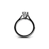 Ainuoshi 100% Real Sólido 925 Sterling Silver Ring Shinning Romântico Mulheres 1 Carat Rodada Corte Sona Classic Noivado Anel de Jóias Y200106