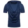 Summer Trend Complex Braided Hip Hop Tshirt Men Casual Short Sleeve Tops Tee Europe and America Street Design Men's Clothing