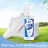 100ML Washing Shoes Whitening Spray White Shoes Cleaner Tool For Casual Polish Whiten Refreshed Cleaning Shoes Leather K6F5 201021