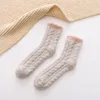 sport sokken dame winter warm pluizig koraal fluwelen dikke handdoek sokken snoep volwassen vloer slaap fuzzy sokken vrouwen meisje kousen jxw785