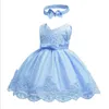 Winter Baby Girls Dress Vestido de renda recém -nascida Princesa Bow Salia para bebê Vestido de Natal de 1º ano de aniversário Vestido infantil de festa com 289q
