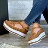 Sandales 2022 chaussures pour femmes baskets boucle plate-forme à talons hauts femmes décontracté Tenis Feminino Zapatos De Mujer