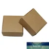 100 pcs/Lot événement petit blanc décoration papier Carton boîte cadeaux de mariage emballage papier Kraft bijoux paquet artisanat boîtes pliantes