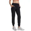 L-96 Classic Joggers Drawcord Easy Fit Yoga Pants com bolso que ganha suor para a dança de fitness Sweetpants Running Track Breathable4