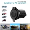 12V Motorcycle Car Boat Tractor Accessory Waterproof Cigarette Lighter Power Socket Plug Outlet With LED Light Car-styling