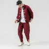 2020 uomini di cotone e lino imposta Mens Tang Suit giacche pantaloni maschili Kung Fu tradizionale cinese uomini Wushu Tai Chi Hanfu Tuta LJ20111455542