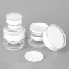 Empty transparent high-grade cosmetics sunscreen isolation cream bottle 51015203050 G ML can be filled with acrylic cream skin bottles containers and liners KK0067