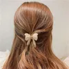 Sommar Små Pearl Butterfly Hair Claws Hairpin Söt Pearl Clamps Metal Hair Clip för Kvinnor Söt Tillbehör