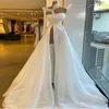 Najnowszy Designer Dresses Dresses Noble Beads High Neck Długi Rękaw White Prom Dress Sweep Sweet Custom Made Robe de Soirée