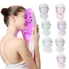 2021 di alta qualità portatile coreano salone di bellezza casa 7 colori led terapia della luce viso collo maschera Pon Led PDT maschera facciale8193517