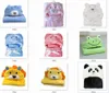 Baby Blankets cartoon animal Blanket infant Swaddling kids Animal Hooded cloak 18 styles bath towel 96*76cm C2491