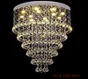 Nowoczesny Lustre De Crystal Żyrandol Duży Cristal Lighting Designs Projekty hotelowe Lampy Schody Restauracja Lights Lights